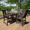 Highwood Usa Weatherly 5pc Round Counter Height Outdoor Patio Furniture Dining Set AD-CNW48-ACE - alternate 3